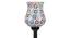 Caleb Black Glass Shade Floor Lamp (Multicolor) by Urban Ladder - Design 1 Side View - 493898