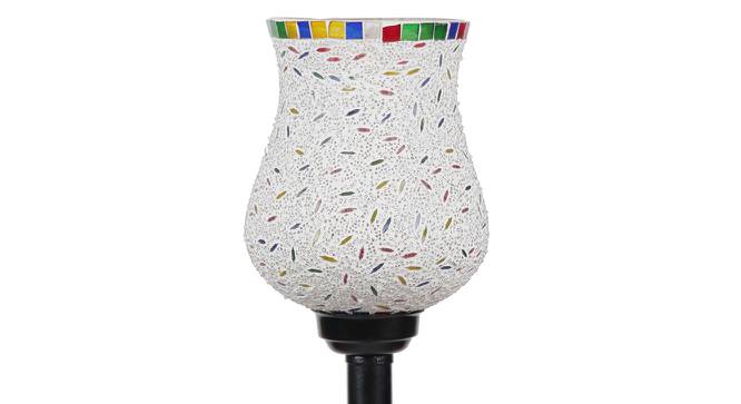 Chandler Black Glass Shade Floor Lamp (Multicolor) by Urban Ladder - Design 1 Side View - 493901