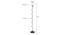 Deirdre Black Glass Shade Floor Lamp (Multicolor) by Urban Ladder - Design 1 Dimension - 493908