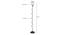 Maitland Black Glass Shade Floor Lamp (Multicolor) by Urban Ladder - Design 1 Dimension - 493917