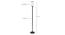 Bran Black Glass Shade Floor Lamp (Multicolor) by Urban Ladder - Design 1 Dimension - 493918
