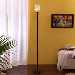 devansh Jon Black Glass Shade Floor Lamp-picture-10