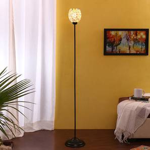 Rick Black Glass Shade Floor Lamp-image-35