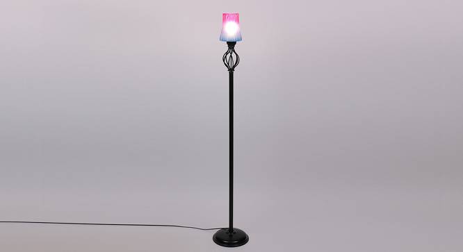 Claire Black Glass Shade Floor Lamp (Multicolor) by Urban Ladder - Front View Design 1 - 493962