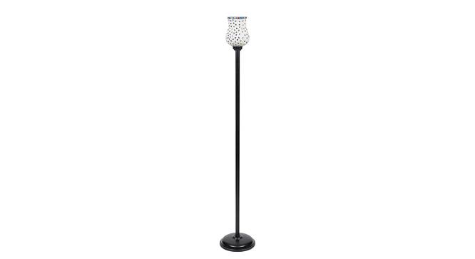Creed Black Glass Shade Floor Lamp (Multicolor) by Urban Ladder - Cross View Design 1 - 493966