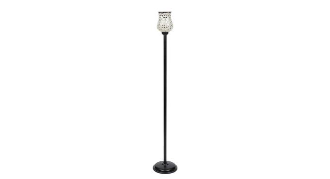 Dixon Black Glass Shade Floor Lamp (Multicolor) by Urban Ladder - Cross View Design 1 - 493968