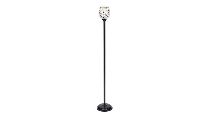 Don Black Glass Shade Floor Lamp (Multicolor) by Urban Ladder - Cross View Design 1 - 493969