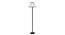 Glenn Black Cotton Shade Floor Lamp (Multicolor) by Urban Ladder - Cross View Design 1 - 493970