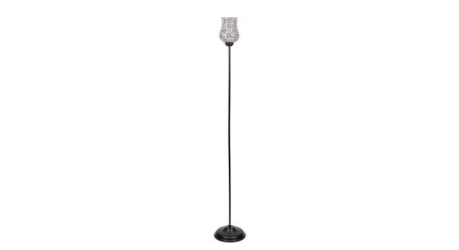 Jon Black Glass Shade Floor Lamp (Multicolor) by Urban Ladder - Cross View Design 1 - 493972