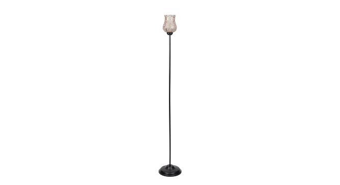 Leonard Black Glass Shade Floor Lamp (Multicolor) by Urban Ladder - Cross View Design 1 - 493974
