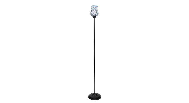 Opie Black Glass Shade Floor Lamp (Multicolor) by Urban Ladder - Cross View Design 1 - 493977