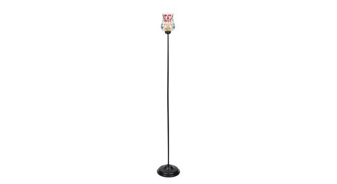 Phil Black Glass Shade Floor Lamp (Multicolor) by Urban Ladder - Cross View Design 1 - 493978