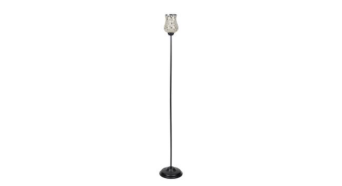 Raymond Black Glass Shade Floor Lamp (Multicolor) by Urban Ladder - Cross View Design 1 - 493979