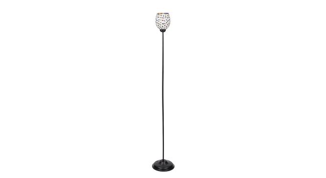 Rick Black Glass Shade Floor Lamp (Multicolor) by Urban Ladder - Cross View Design 1 - 493980