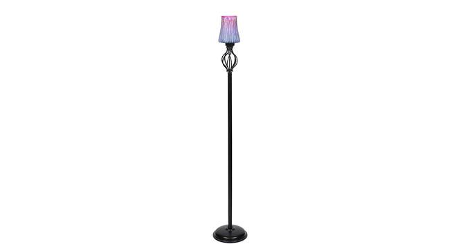 Claire Black Glass Shade Floor Lamp (Multicolor) by Urban Ladder - Cross View Design 1 - 493983