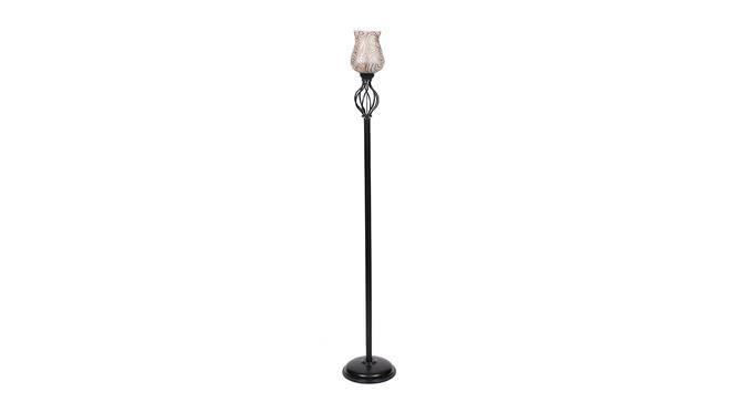 Cora Black Glass Shade Floor Lamp (Multicolor) by Urban Ladder - Cross View Design 1 - 493984