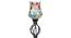Daenerys Black Glass Shade Floor Lamp (Multicolor) by Urban Ladder - Design 1 Side View - 494006
