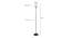 Joey Black Glass Shade Floor Lamp (Multicolor) by Urban Ladder - Design 1 Dimension - 494013