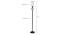 Carrie Black Glass Shade Floor Lamp (Multicolor) by Urban Ladder - Design 1 Dimension - 494023