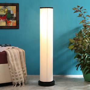 devansh Charlie White Cotton Shade Floor Lamp-picture-20