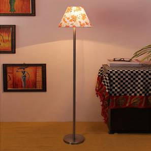 Dessa Multicolour Cotton Shade Floor Lamp-image-9