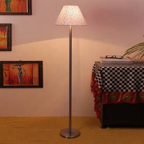 Devansa Multicolour Cotton Shade Floor Lamp-image-35