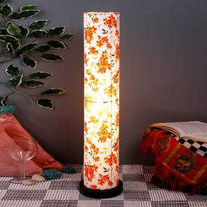 Usher Multicolour Cotton Shade Floor Lamp-image-49