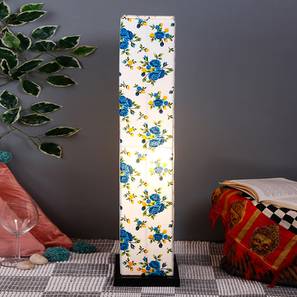 Tyra Multicolour Cotton Shade Floor Lamp-image-4