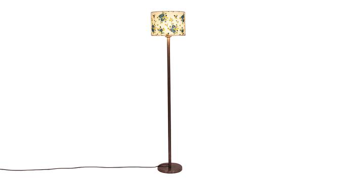 Dayana Multicolour Cotton Shade Floor Lamp (Multicolor) by Urban Ladder - Front View Design 1 - 494058
