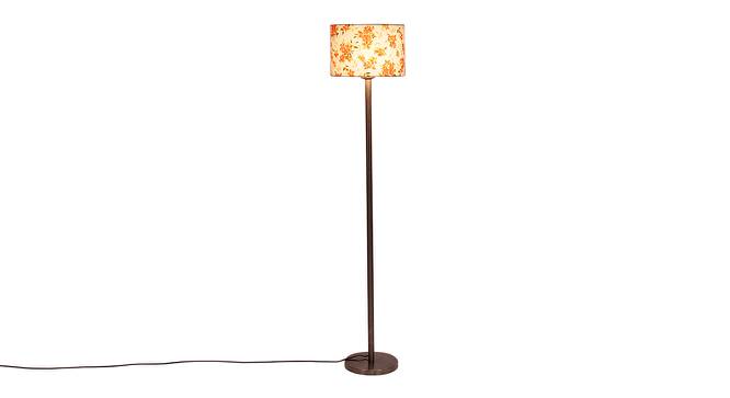 Dayanara Multicolour Cotton Shade Floor Lamp (Multicolor) by Urban Ladder - Front View Design 1 - 494059
