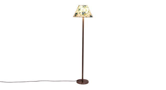 Desislava Multicolour Cotton Shade Floor Lamp (Multicolor) by Urban Ladder - Front View Design 1 - 494062