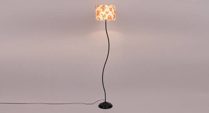 Dorothy Multicolour Cotton Shade Floor Lamp (Multicolor) by Urban Ladder - Front View Design 1 - 494067