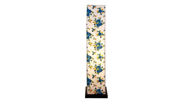 Tyra Multicolour Cotton Shade Floor Lamp (Multicolor) by Urban Ladder - Front View Design 1 - 494072