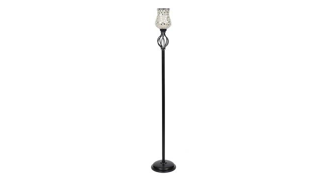 Elaine Black Glass Shade Floor Lamp (Multicolor) by Urban Ladder - Cross View Design 1 - 494075