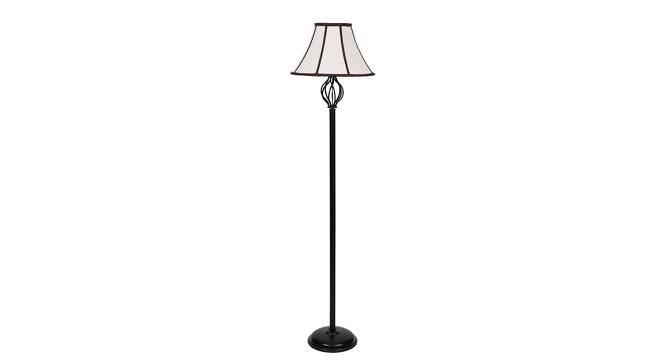 Ashley Black Cotton Shade Floor Lamp (Multicolor) by Urban Ladder - Cross View Design 1 - 494077
