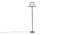 Deance Multicolour Cotton Shade Floor Lamp (Multicolor) by Urban Ladder - Cross View Design 1 - 494083