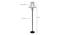 Ashley Black Cotton Shade Floor Lamp (Multicolor) by Urban Ladder - Design 1 Dimension - 494120