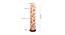 Usher Multicolour Cotton Shade Floor Lamp (Multicolor) by Urban Ladder - Design 1 Dimension - 494134