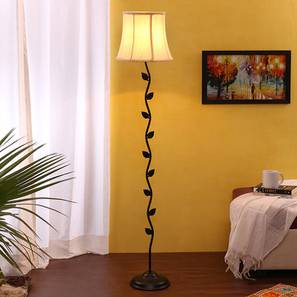 Ansley Black Cotton Shade Floor Lamp-image-14