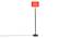 Darlene Red Cotton Shade Floor Lamp (Red) by Urban Ladder - Front View Design 1 - 494169