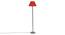 Deance Orange Cotton Shade Floor Lamp (Orange) by Urban Ladder - Cross View Design 1 - 494192