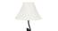 Brooke Black Cotton Shade Floor Lamp (White) by Urban Ladder - Design 1 Side View - 494203