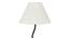Margaret Black Cotton Shade Floor Lamp (White) by Urban Ladder - Design 1 Side View - 494205