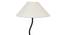 Tory Black Cotton Shade Floor Lamp (White) by Urban Ladder - Design 1 Side View - 494208