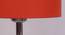 Darlene Red Cotton Shade Floor Lamp (Red) by Urban Ladder - Design 1 Side View - 494211