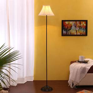 devansh Bree Black Cotton Shade Floor Lamp-picture-16
