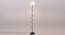 Adrian Black Cotton Shade Floor Lamp (White) by Urban Ladder - Front View Design 1 - 494264