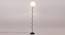 Angus Black Cotton Shade Floor Lamp (White) by Urban Ladder - Front View Design 1 - 494265