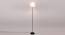 Rupert Black Cotton Shade Floor Lamp (White) by Urban Ladder - Front View Design 1 - 494274