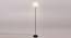 Sheldon Black Cotton Shade Floor Lamp (White) by Urban Ladder - Front View Design 1 - 494277
